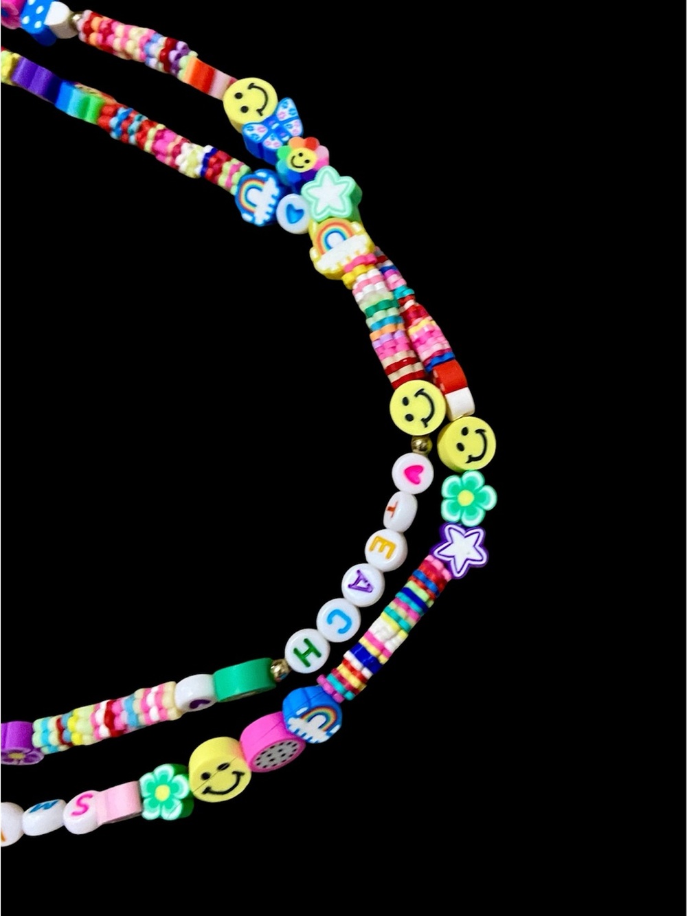 Colorful Beaded Teachers Lanyard